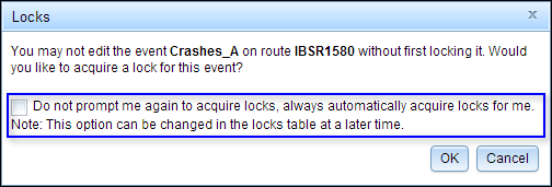 Disabling conflict prevention prompts from the message prompt Disabling conflict prevention prompts from the message prompt